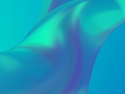 A Blue And Green Wave