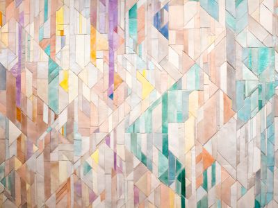 Beige And Multicolored Surface