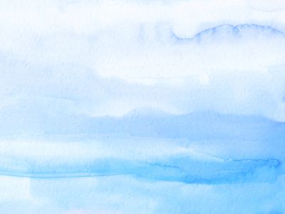 Blue And White Clouds Painting