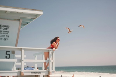 Lifeguard Beach Portrait - Artistic Style