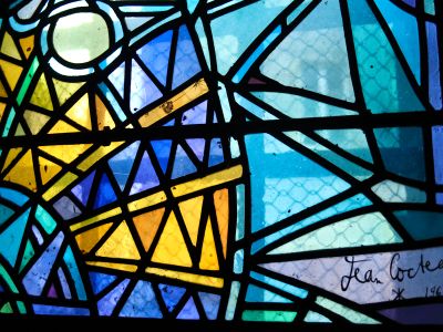 Mosaic Glass Wall