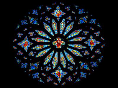 Round Blue Nad Red Decor R