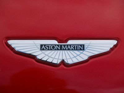 Aston Martin Logo In Close Up Photo