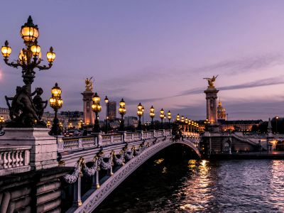 Bridge During Night Time