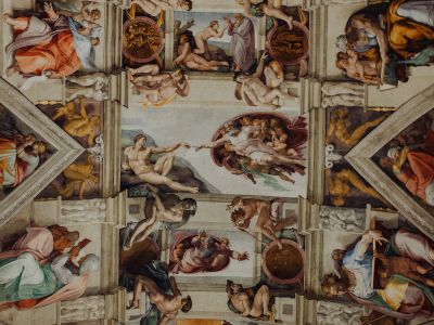 Ceiling Art Of Sistine Chapel