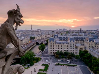 Gargoyle Over Street