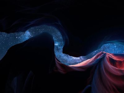 Blue And Red Wallpaper