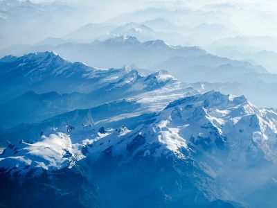 Snow Capped Mountains At Daytime