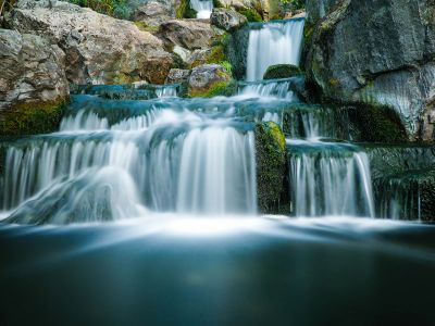Waterfall At Daytime