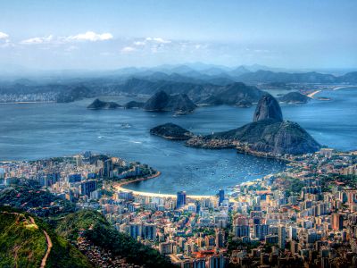 Aerial Photography On City Near Body Of Water